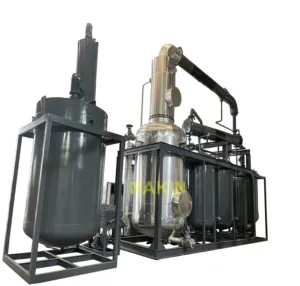 Machine de distillation de recyclage d'huile moteur noire au meilleur prix pour recycler l'huile de base