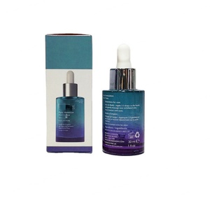 Wholesale Luxury Ombre Colored Cosmetic <b>Droppers</b> Serum Glass <b>Bottle</b> 30ml Purple Gradient Blue Essential Oil Glass <b>Bottle</b> - Product Image 1