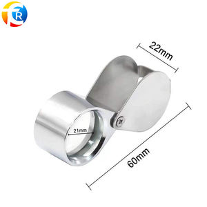 हैंडहेल्ड 20x21 मिमी जेब मैग्निफायर मिनी फोल्डिंग लाउप डिजिटल गहने चुंबक उचित कीमत - Product Image 3