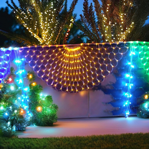 Cadena de luces navideñas para exteriores IP43, luz <span class=keywords><strong>LED</strong></span> de pavo real enchufable, decoración colorida para el hogar - Product Image 4