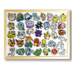 Dễ thương Pop pokemized chủ đề boong truyện tranh nghệ thuật UPC Acrylic trường hợp lễ kỷ niệm lenticulars diorama de Mini tủ lạnh nam châm Hội Đồng Quản trị trò chơi Quà Tặng - Product Image 1