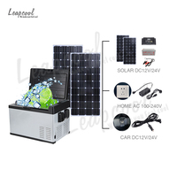 Réfrigérateur de voiture à énergie solaire hors réseau économe en énergie congélateur de camping à triple alimentation 30L
