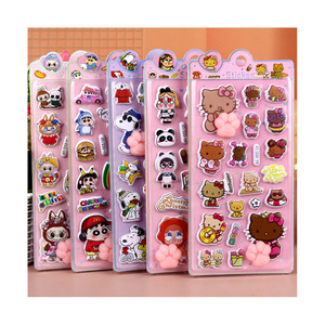 Veilleuse pour enfants, Poupée pleureuse Perle Noire, Autocollants en cristal mignons anti-stress à griffes, Décoratifs DIY pour coques de téléphone portable - Product Image 1