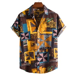 Chemise hawaïenne de plage personnalisée, ample, impression 3D, pour hommes, impression numérique, personnalisable, nouvelle collection 2020 - Product Image 5