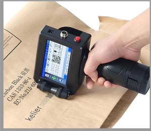 <span class=keywords><strong>Imprimante</strong></span> à jet d'encre portable pour étiquettes de dates codes QR encre à séchage rapide fonctionne divers matériaux, y compris Flex pour l'impression de tubes - Product Image 1
