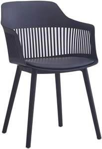 Silla de Comedor Nórdica de Plástico al por Mayor, Silla de Plástico Económica con Brazos para Exteriores, Terrazas, Balcones, Cafeterías, Comedores, Patios, Piscinas y Tiendas - Product Image 2