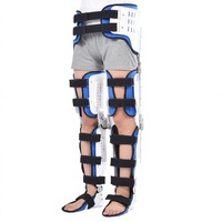 Attelle de fixation articulaire pour membre inférieur, soutien genou-hanche-cheville-pied, orthèse pour la marche et la récupération des fractures