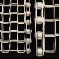 Cinturón de malla tejida de sarga Great Wall, deflector corrugado en forma de U, cinta transportadora de Metal, corte tejido, procesamiento doblado soldado disponible