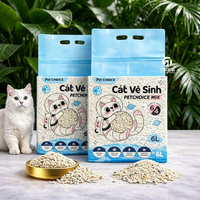 Sac d'emballage en nylon robuste pour litière pour chat en bentonite, avec logo imprimé sur mesure, 6L, 10L, 20L, vente en gros