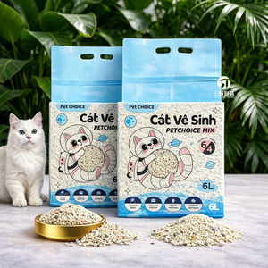 Custom Printed Logo 6L 10L <b>20L</b> Bentonite Cat Litter Packaging <b>Bag</b> Heavy Duty Nylon Vacuum Pouch Wholesale - Product Image 6