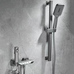 Ensemble <span class=keywords><strong>de</strong></span> pommeau <span class=keywords><strong>de</strong></span> <span class=keywords><strong>douche</strong></span> Touches <span class=keywords><strong>de</strong></span> piano murales Ensemble <span class=keywords><strong>de</strong></span> robinet <span class=keywords><strong>de</strong></span> <span class=keywords><strong>douche</strong></span> Hauteur réglable 4 fonctions Système <span class=keywords><strong>de</strong></span> <span class=keywords><strong>douche</strong></span> - Product Image 3