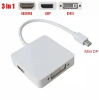 Thunderbolt 3 in 1 Mini DP DisplayPort zu HDMI DVI VGA Display Port DP Kabel adapter für Apple MacBook Pro Air Mini iMac