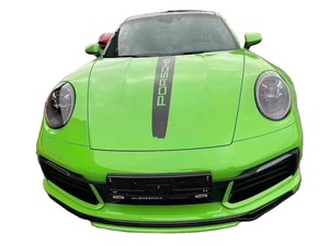 Pour <span class=keywords><strong>Porsche</strong></span> <span class=keywords><strong>911</strong></span> 992 kit de carrosserie en fibre de carbone <span class=keywords><strong>911</strong></span> 992 style <span class=keywords><strong>TechArt</strong></span> amélioré lame avant diffuseur spoiler jupe latérale kit de carrosserie - Product Image 2