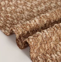Tissu Chenille Bouclé Chenxin 100% Polyester Anti-Boulochage 300g/m Teint Uni Poids Moyen pour Canapés et Jouets Personnalisés pour Filles
