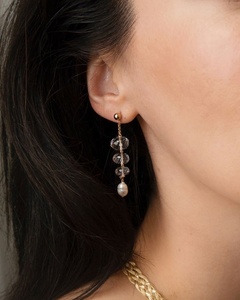 Chaîne minimaliste délicate avec perle d'eau douce authentique, plaquée or, en acier inoxydable, bijoux de mariage pour la mariée, cadeau pour elle - Product Image 2