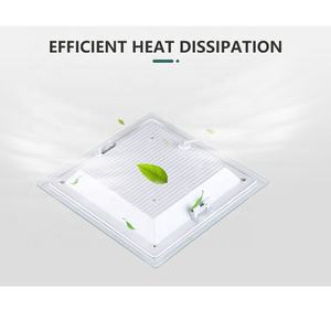 إنارة مربعة بيضاء داخلية من المصنع الصيني لوح إضاءة زجاجي ليد متقطعة بقدرة 6 وات 12 وات 18 وات 24 وات - Product Image 3