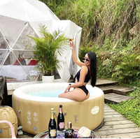 Dôme de luxe en cristal étoilé tente maison abritée hôtel Igloo dôme géodésique