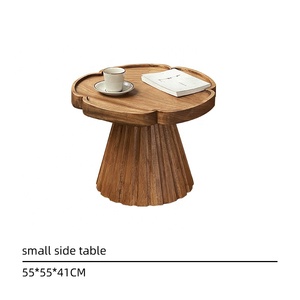 <span class=keywords><strong>Tavolino</strong></span> Laterale Moderno Personalizzabile in Stile Wabi Sabi, Creativo a Forma <span class=keywords><strong>di</strong></span> Tronco d'Albero, <span class=keywords><strong>Tavolino</strong></span> da Caffè in <span class=keywords><strong>Legno</strong></span> Massello per Soggiorno - Product Image 6