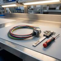 Connecteur d'aviation circulaire mâle-femelle 12 broches FQ18, étanche IP67, à verrouillage par baïonnette, plaqué or, pour l'automatisation industrielle
