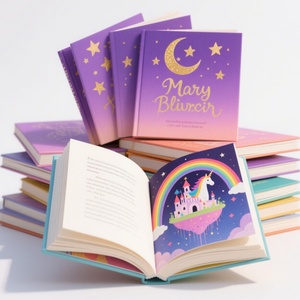 Custom Publishing Eco-Friendly Hardcover Novel Journal Full Color Gold Foil Cardboard Book Edge Printing Novel Journal Hard - Product Image 2