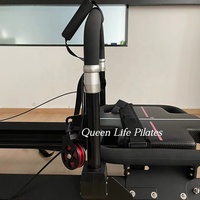Machine de Pilates Reformer multifonctionnelle en aluminium avec logo personnalisé Megaree pour studio de yoga