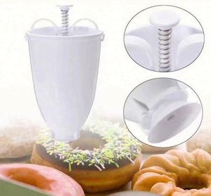 Plastic Donut Mould Easy Fast Portable Donut <b>Maker</b> Manual <b>Waffle</b> Dispenser Doughnut Machine - Product Image 3