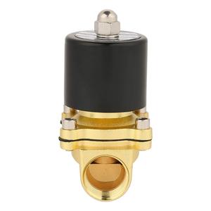 Electroválvula de Agua de Latón 2W250 25 NC, 12V 24V CC, 1/2 Pulgada 3/4 Pulgada - Product Image 2