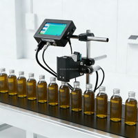 Nouvelle imprimante à jet d'encre TIJ miniature 12,7 mm haute vitesse 40 m/min, machine de codage de date d'expiration pour boîtes en carton, sacs en plastique, usage industriel