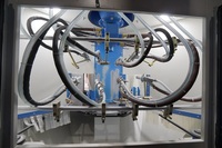 Sableuse automatique multi-plateaux tournants batch système de sablage rotatif