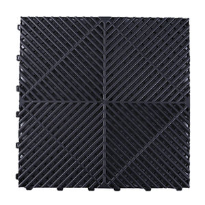 Vente en gros de tapis de sol de garage complet carrés carreaux d'<span class=keywords><strong>étanchéité</strong></span> étanches aux liquides drain indifférent polypropylène emboîtement plastique - Product Image 1