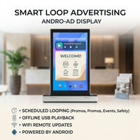 Tablet Android 10.1 Inci RK3568 Terminal POS Layar Sentuh Ganda dengan Port Ethernet RJ45 untuk Tampilan Komersial