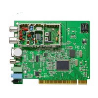 Carte de circuit imprimé électronique personnalisée pour l'électronique intelligente, matériau FR-4, épaisseur de cuivre de 0,5 à 6,0 oz, finition de surface par étainnage par pulvérisation/HASL