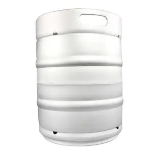 Barriles Din alemanes de acero inoxidable 304 de grado alimenticio del fabricante, barriles de cerveza de 50 litros con lanzas de barril G/A