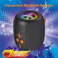 Altavoz Inalámbrico V5.4 de Alta Calidad con Iluminación RGB, Potencia de 8W, Duración de Batería de 5-10 Horas, Portátil para Uso en Interiores y Exteriores
