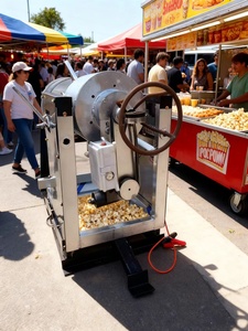 New SY tự động thương mại thép không gỉ <span class=keywords><strong>gas</strong></span> bỏng ngô <span class=keywords><strong>puffing</strong></span> máy 1.5kg Công suất cho khách sạn nhà hàng sử dụng nhà - Product Image 2