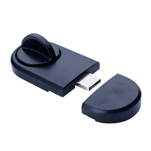 Cerradura Indicadora de Estado para Baños Públicos Negros, Accesorio de Ferretería de Acero Inoxidable - Product Image 2
