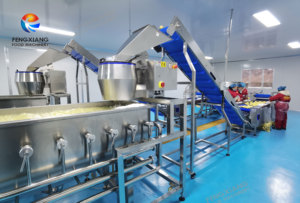 Línea de Producción Automática de Vegetales Personalizada Fengxiang, Máquina para Lavar, Pelar, Cortar, Clasificar y Empacar Vegetales - Product Image 4