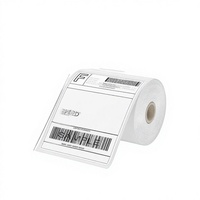 Etiquetas Digitales Térmicas Directas de 4x6 Pulgadas, Tres Capas, Blancas, Perforadas, Impermeables, Tamaño Personalizable, Gran Venta