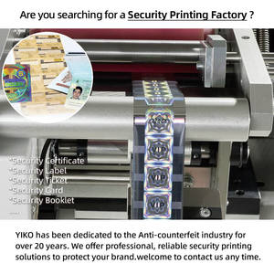 Tarjeta de Autenticidad de Seguridad Premium, Certificado de Identificación Impreso en PVC para Negocios, Papel de Alta Seguridad Dorado para Joyas y Diamantes - Product Image 5