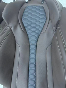 Per BMW F30 F80 F10 M3: Accessori Interni Auto, Coprisedili Sportivi da Corsa Personalizzabili in Pelle e Spugna - Product Image 2