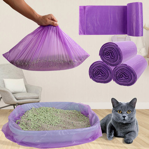 Sacchetti di Plastica Biodegradabili di Alta Qualità con Manico Fustellato, Sacchetti per Rifiuti a Prezzo di Fabbrica, Sacchetti per Spazzatura di Boutique - Product Image 1