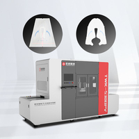 Machine de découpe à grande vitesse à 5 axes de type ouvert à vision intelligente pour l'industrie de la chaussure, moteur d'exploitation automatique CNC Siemens