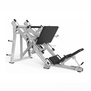 Máquina de Ejercicios Combinada <span class=keywords><strong>Hammer</strong></span> Strength Linear <span class=keywords><strong>Hack</strong></span> <span class=keywords><strong>Squat</strong></span> Combo con Prensa de Piernas a 45 Grados y Pesas de Disco - HM8044 - Product Image 1