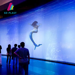 Groot acrylaat paneel voor watervallen en <span class=keywords><strong>aquariums</strong></span>, glazen aquariumpanelen van acrylaat - Product Image 6