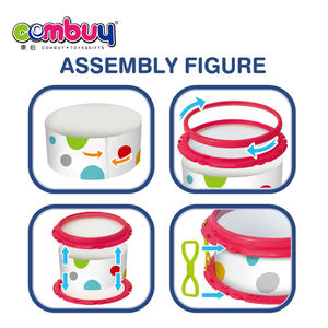 Instruments à main amusants, <span class=keywords><strong>kit</strong></span> de batterie 6 pièces, jouet musical pour bébé - Product Image 3