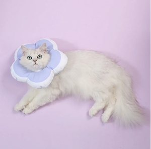 Collar de gato Elizabeth, anillo antimordida para lamer, Collar de cono en forma de flor de gato, anillo de <span class=keywords><strong>vergüenza</strong></span> de esterilización suave impermeable - Product Image 6