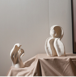 Adornos Artísticos de Cerámica Hechos a Mano, Artesanía Moderna <span class=keywords><strong>Minimalista</strong></span>, Decoración para el Hogar, Muebles para TV, Librerías, Habitaciones Modelo, Decoraciones Suaves - Product Image 2