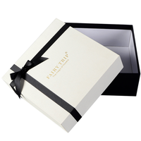Impression de Logo personnalisé sur boîte, emballage de boîte-cadeau, pour ensembles cadeaux avec ruban, offre spéciale