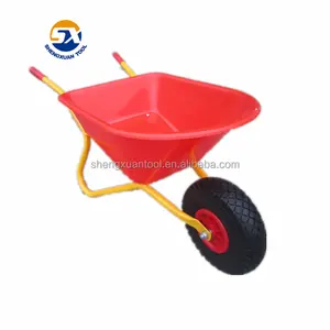 बगीचा उपयोग के साथ बच्चों खेलने प्लास्टिक बच्चों wheelbarrow 10kg क्षमता