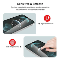 Protection d'écran en verre trempé HD 2.5D à colle intégrale, anti-éclats, anti-graisse, toucher lisse pour téléphones mobiles, LOGO personnalisé